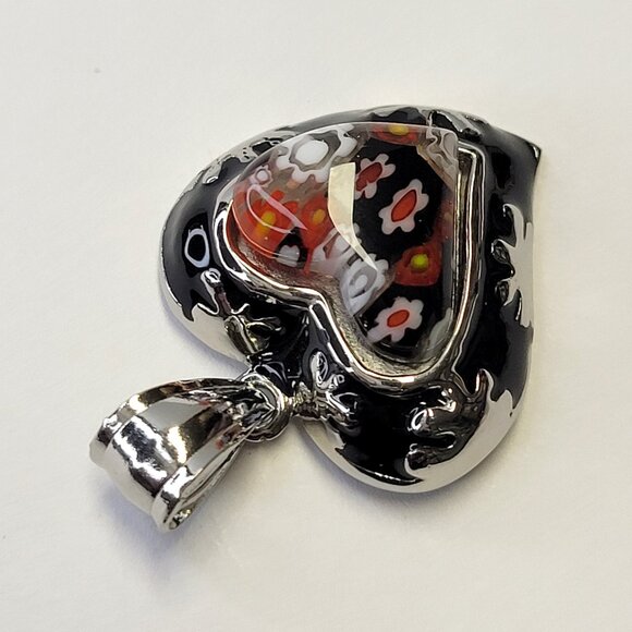 Heart Shaped Pendant in Stainless Steel - Picture 8 of 10